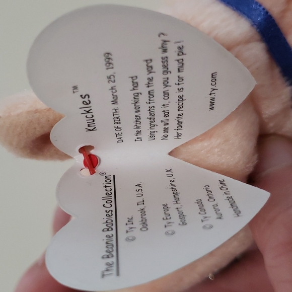 Ty beanie baby Knuckles the pig 🐖 - Picture 4 of 7